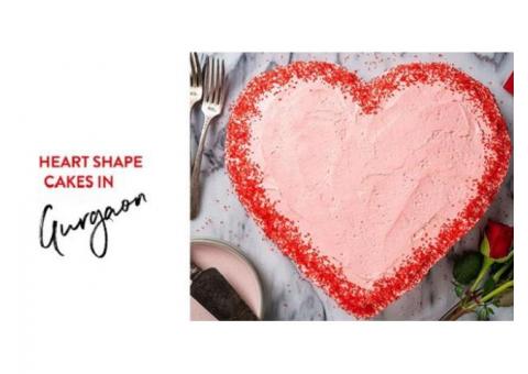 Heart Shaped Birthday Cakes in Gurgaon from Bakers Oven