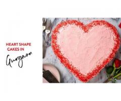 Heart Shaped Birthday Cakes in Gurgaon from Bakers Oven