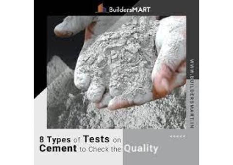 Types of Tests on Cement | cement quality test