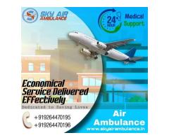 Sky Air Ambulance in Bhubaneswar with Convenient Medical Aid