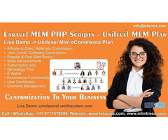 Laravel Mlm PHP Scripts — Unilevel MLM eCommerce Website