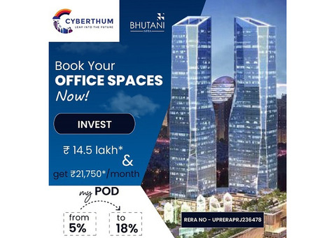 Investment to better option for life Secure In Bhutani Cyberthum