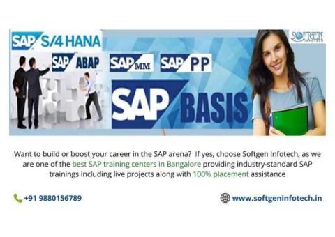 The Best SAP Training Centers In Bangalore | Softgen Infotech
