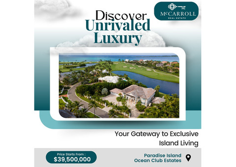 One and Only Homes for Sale Bahamas