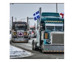 Support the Trucker Freedom Convoy with your Bitcoin or Ethereum