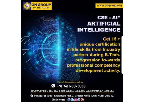 Artificial intelligence degree courses in greater Noida