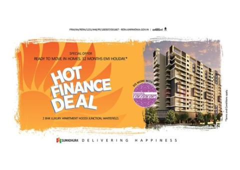Sumadhura Nandanam- Offers 12 Months EMI Holiday