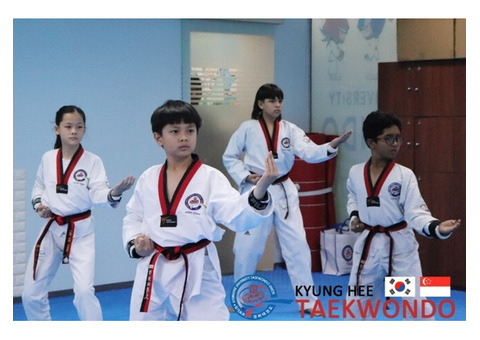 Level of proficiency in TKD r denoted via different colored belts