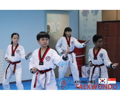 Level of proficiency in TKD r denoted via different colored belts