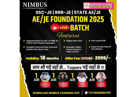 How do you crack the SSC JE 2023 with Live Classes?