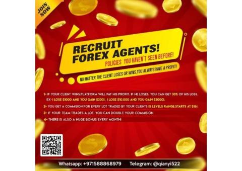 Forex agents can earn $100,000 per month
