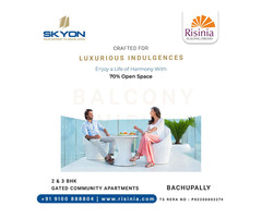 2 and 3BHK Gated Community Apartments in Bachupally | Skyon by Risinia