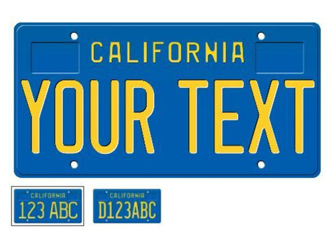1982 California License Plate