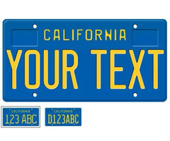 1982 California License Plate