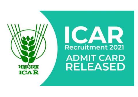Admit card for the ICAR Technician Exam is Out!