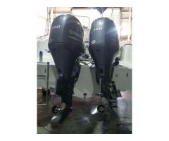 Pair Used Yamaha 150 HP 4 Stroke Outboard Motor Engine