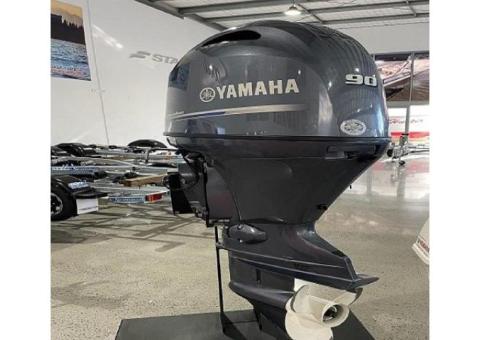 Used Yamaha 90 HP 4 Stroke Outboard Motor Engine
