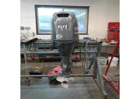 Used Yamaha 60 HP 4 Stroke Outboard Motor Engine