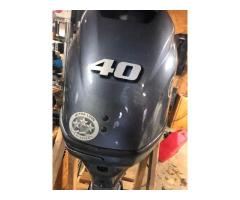 Used Yamaha 40 HP 4 Stroke Outboard Motor Engine