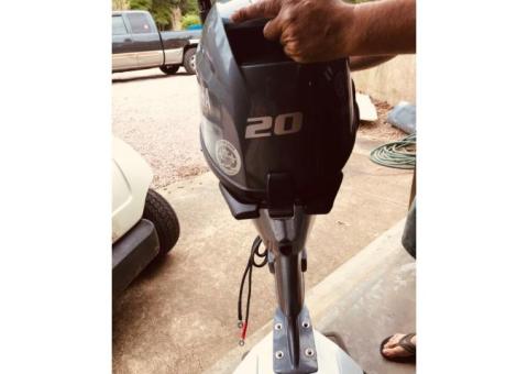 Used Yamaha 20 HP 4 Stroke Outboard Motor Engine