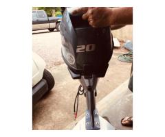 Used Yamaha 20 HP 4 Stroke Outboard Motor Engine