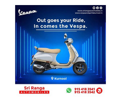 Vespa SXL 150 Sales & Services in Kurnool