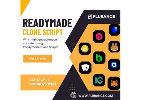 Plurance's readymade clone script available at reasonable cost