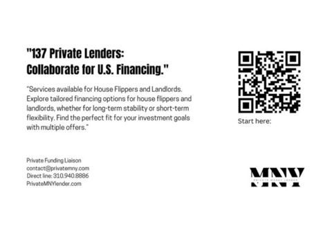 Private Money Lender - Real Estate Funding Deal First Credit Second