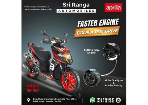 Vespa SLX 125 Sales & Services in Kurnool