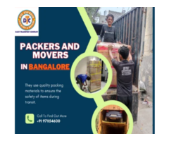 Book Packers and Movers in Bangalore, Book Now Today