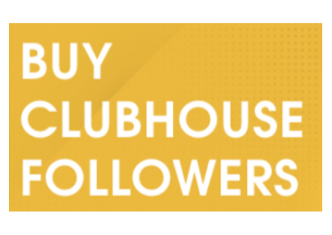 Buy Clubhouse Followers – Real, Cheap & Instant