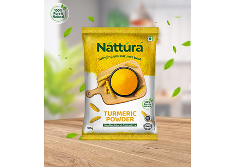 "Discover the Power of Turmeric: Shop Nattura's Haldi Powder Online"
