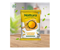 "Discover the Power of Turmeric: Shop Nattura's Haldi Powder Online"