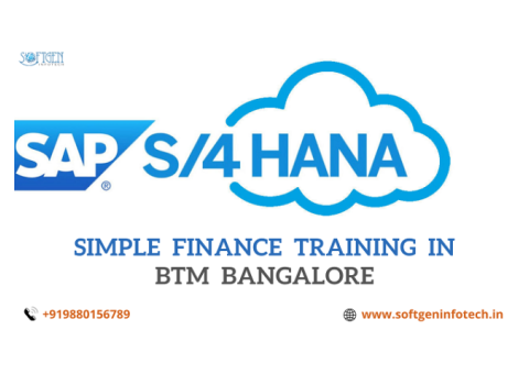 Best SAP S4 HANA Simple Finance Training In BTM Bangalore