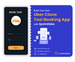 Taxi Booking App Development Service like Uber By SpotnRides