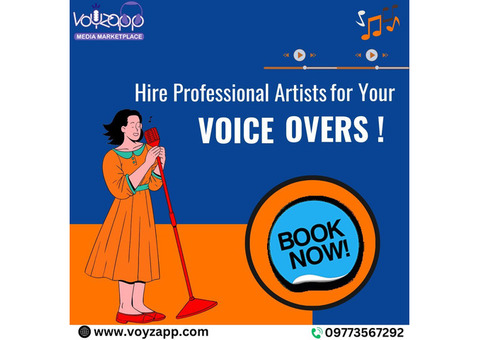 Hire Professional Voice Assistant Over-over Actor/Artists at Best