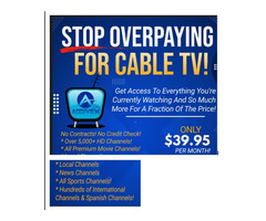 Get over 5000 channels No Contract