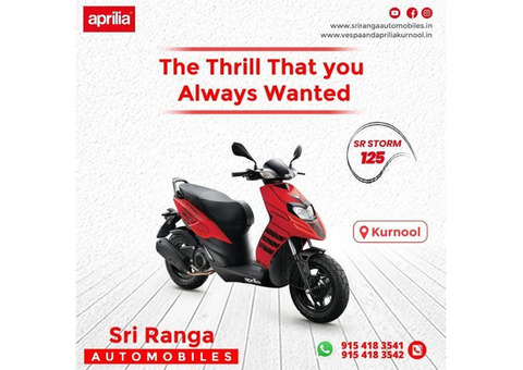 Best Aprilia Dealership Sri Ranga || Sri Ranga Automobiles