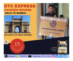 Book Packers and Movers in Delhi to Mumbai, Book Now Today