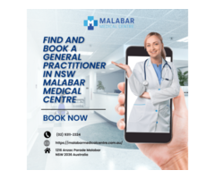 Find and book a General Practitioner in NSW Malabar Medical Centre