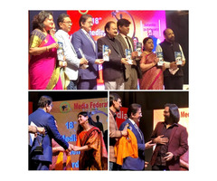 Sandeep Marwah Presents Media Excellence Awards at Media Federation