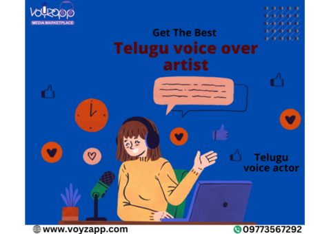 Hire Professional Telugu Voice Over Actor/Artists in India