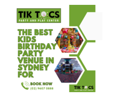 The Best Kids Birthday Party Venue in Sydney