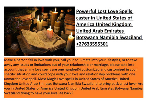 Lost love spells to return lost lovers +27633555301