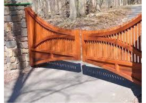 Metal And Wood Side Gate Dallas TX