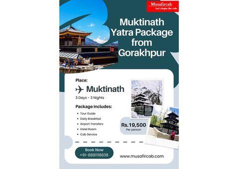 Gorakhpur to Muktinath Tour, Muktinath Tour from Gorakhpur