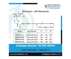 CAS No :1405-87-4 |Bacitracin - API |Calcium acetate | Pharmaffiliates