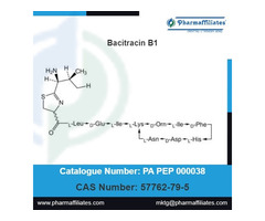 CAS NO : 57762-79-5 | Product Name : Bacitracin B1 | Pharmaffiliates