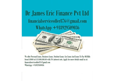 We offer loans at low Interest rate