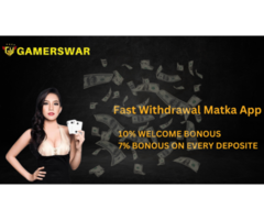 Your Fast Withdrawal With Matka App